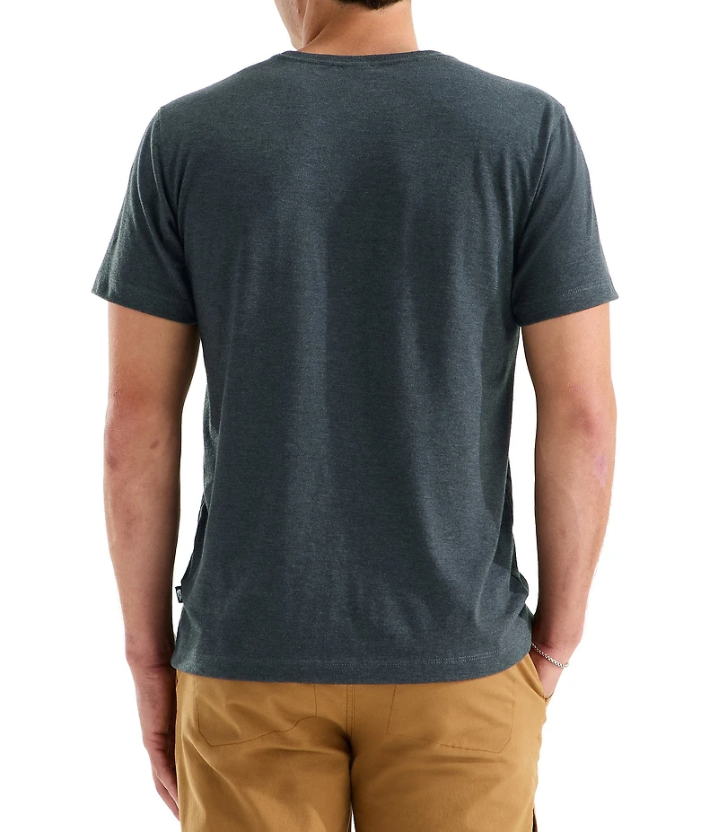 The North Face Short Sleeve Tri-Blend Henley T-Shirt