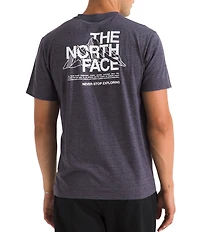 The North Face Short Sleeve Tri-Blend Mountain Sketch T-Shirt