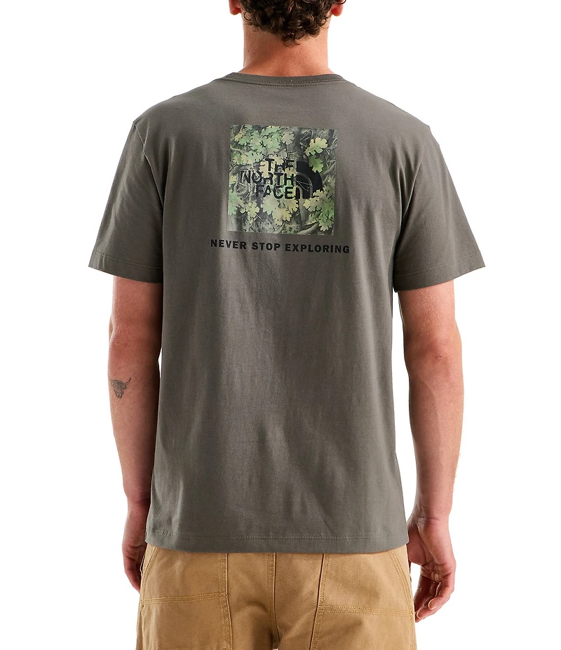 The North Face Short Sleeve Yosemite Oak Box Never Stop Exploring Graphic Tee