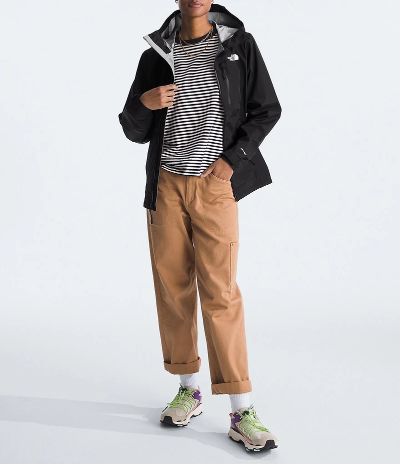 The North Face Terrain Vista Water Repellent Long Sleeve Zip Front Hooded Jacket