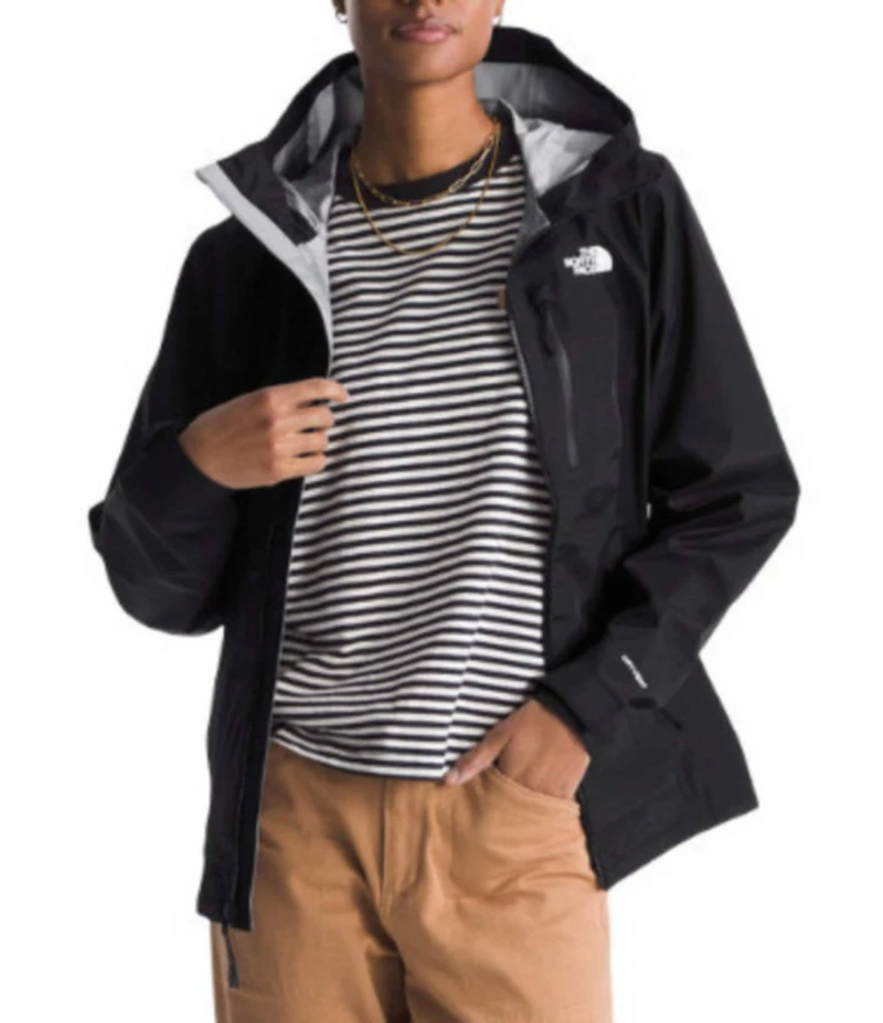 The North Face Terrain Vista Water Repellent Long Sleeve Zip Front Hooded Jacket