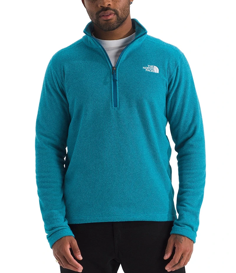The North Face Textured Cap Rock Long Sleeve 1/4 Zip Pullover