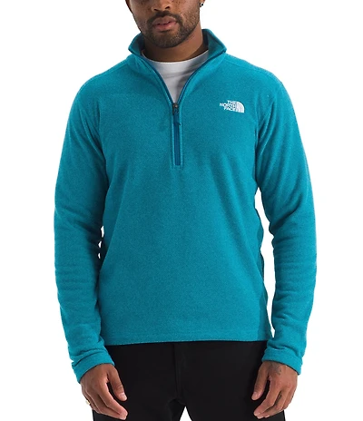 The North Face Textured Cap Rock Long Sleeve 1/4 Zip Pullover