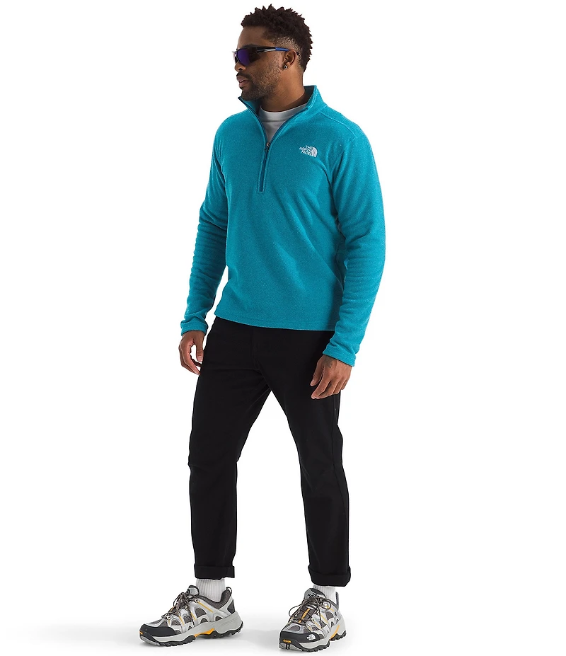 The North Face Textured Cap Rock Long Sleeve 1/4 Zip Pullover