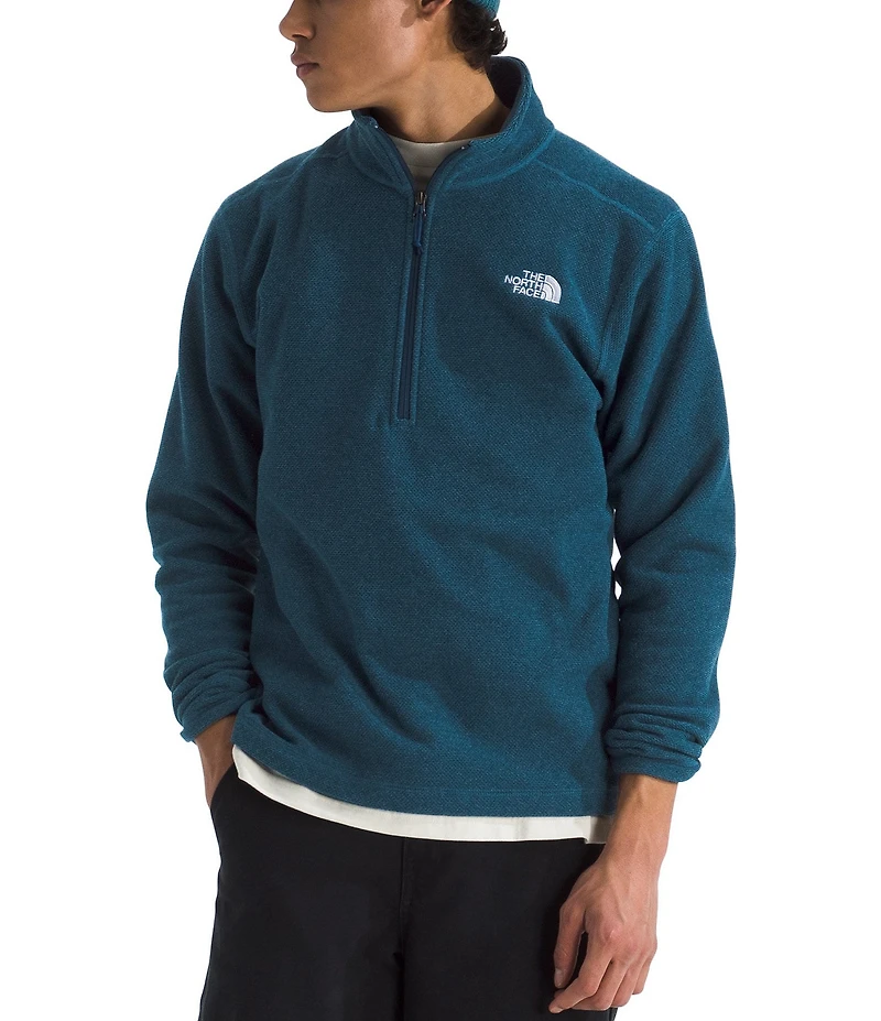 The North Face Textured Cap Rock Long Sleeve 1/4 Zip Pullover