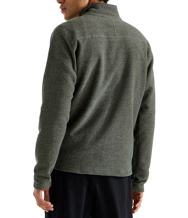 The North Face Textured Cap Rock Long Sleeve 1/4 Zip Pullover
