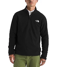 The North Face Textured Cap Rock Long Sleeve 1/4 Zip Pullover