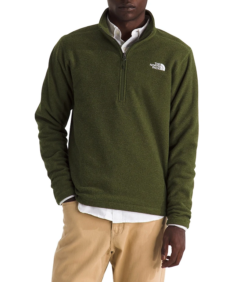 The North Face Textured Cap Rock Long Sleeve 1/4 Zip Pullover