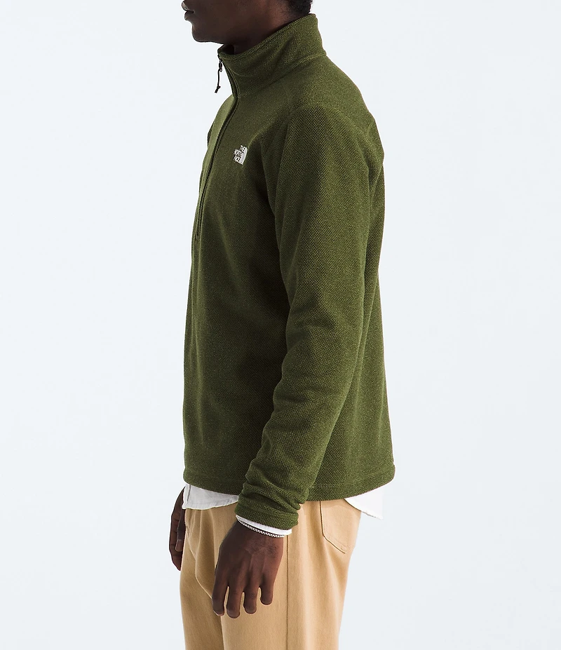 The North Face Textured Cap Rock Long Sleeve 1/4 Zip Pullover