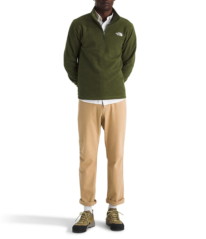 The North Face Textured Cap Rock Long Sleeve 1/4 Zip Pullover