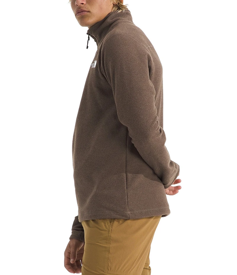 The North Face Textured Cap Rock Long Sleeve 1/4 Zip Pullover