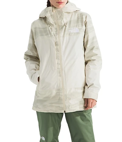 The North Face THERMOBALL Snow Triclimate Printed Waterproof Hooded Zip Front Ski Jacket