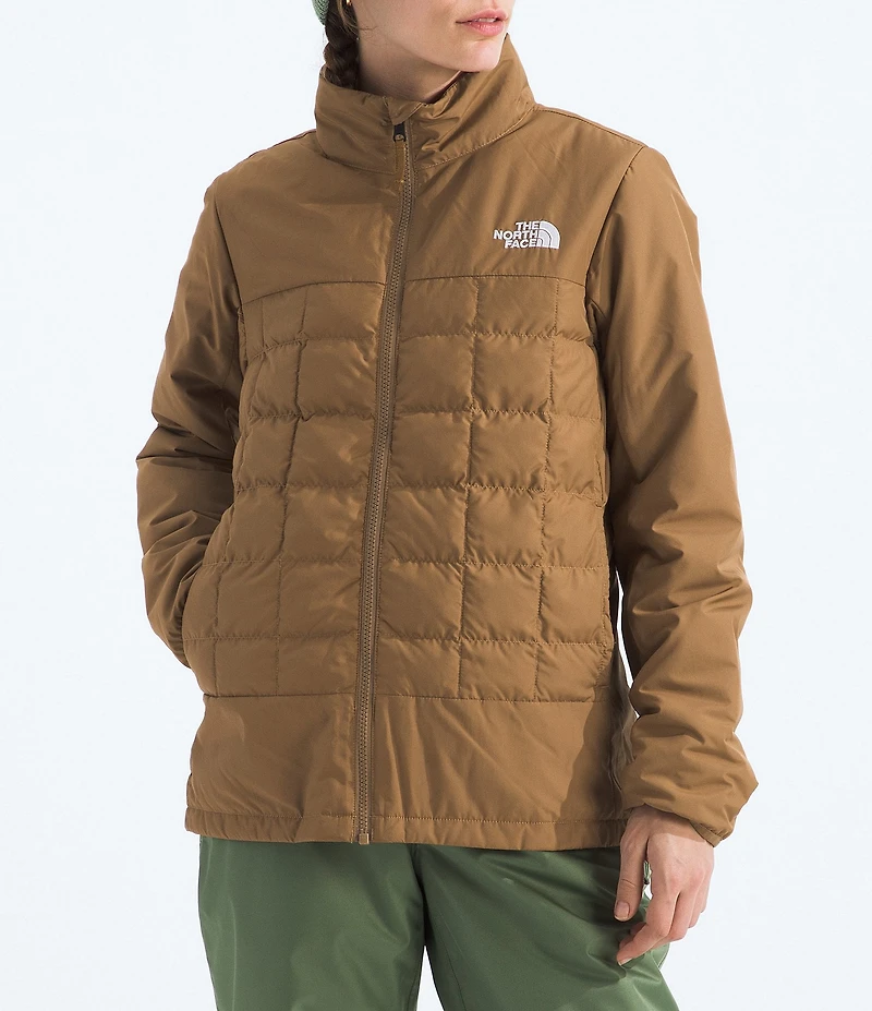 The North Face THERMOBALL Snow Triclimate Printed Waterproof Hooded Zip Front Ski Jacket