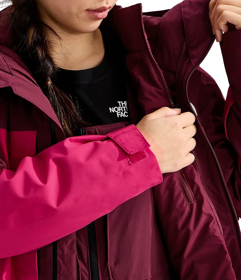 The North Face Thermoball Snow Triclimate Zip Front Trench Jacket