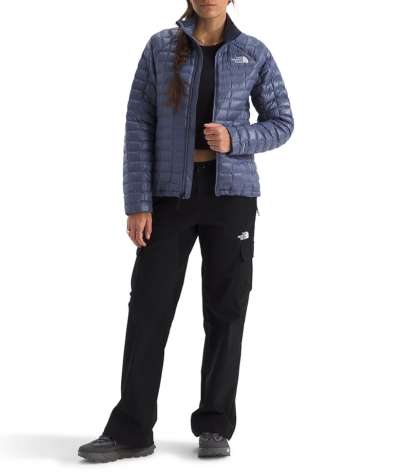 The North Face ThermoBall Stand Collar Zip Front Jacket