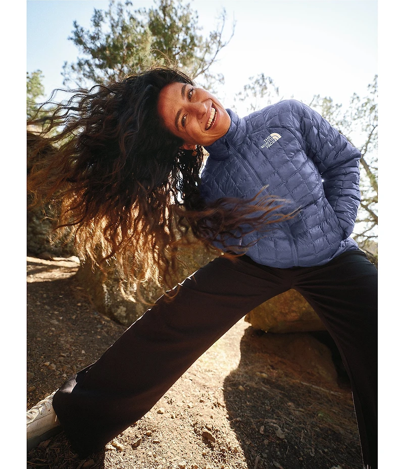 The North Face ThermoBall Stand Collar Zip Front Jacket