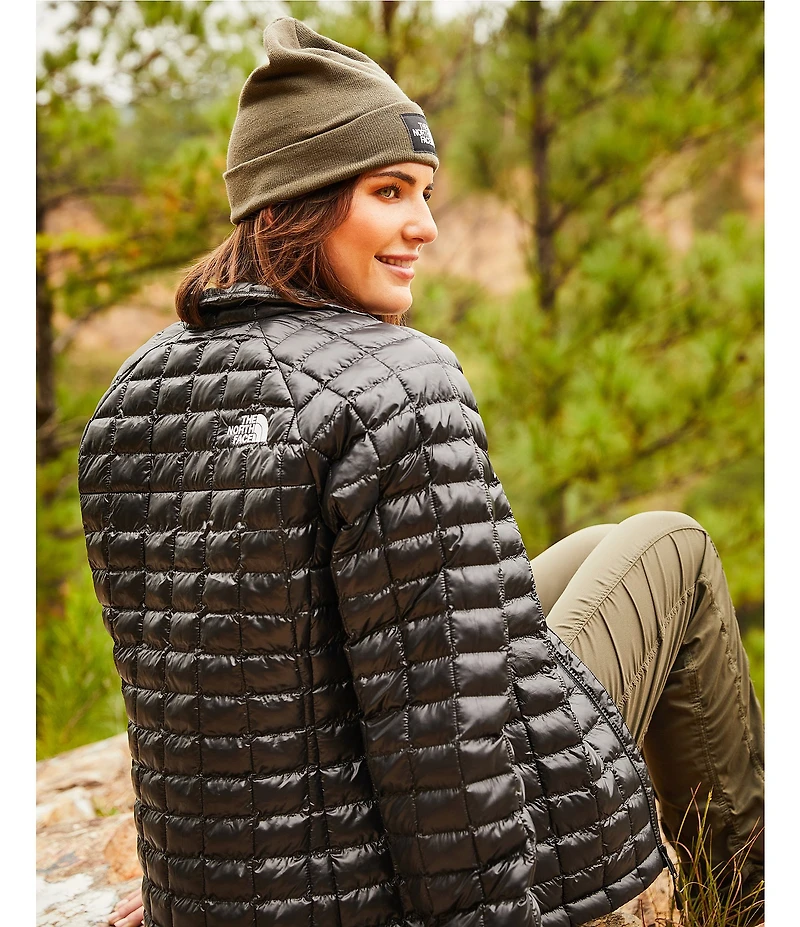 The North Face ThermoBall Stand Collar Zip Front Jacket