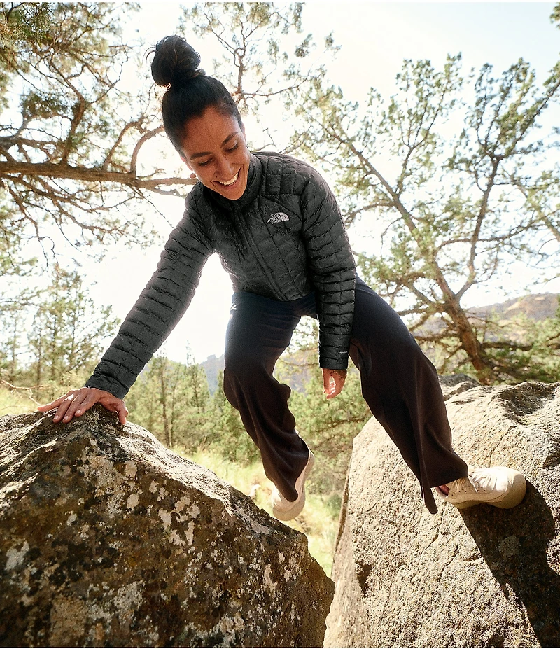 The North Face ThermoBall Stand Collar Zip Front Jacket