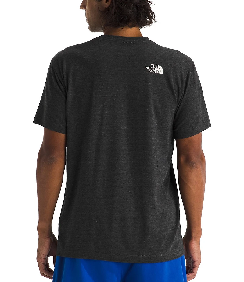 The North Face Tri-Blend Mountain Logo Short Sleeve T-Shirt