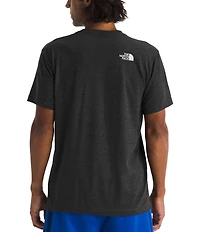 The North Face Tri-Blend Mountain Logo Short Sleeve T-Shirt