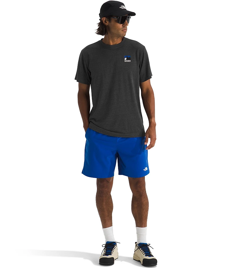 The North Face Tri-Blend Mountain Logo Short Sleeve T-Shirt