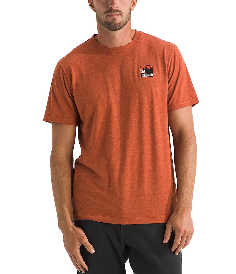The North Face Tri-Blend Mountain Logo Short Sleeve T-Shirt