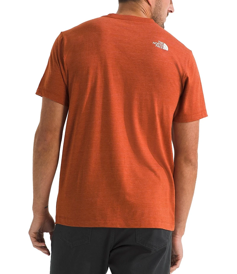 The North Face Tri-Blend Mountain Logo Short Sleeve T-Shirt