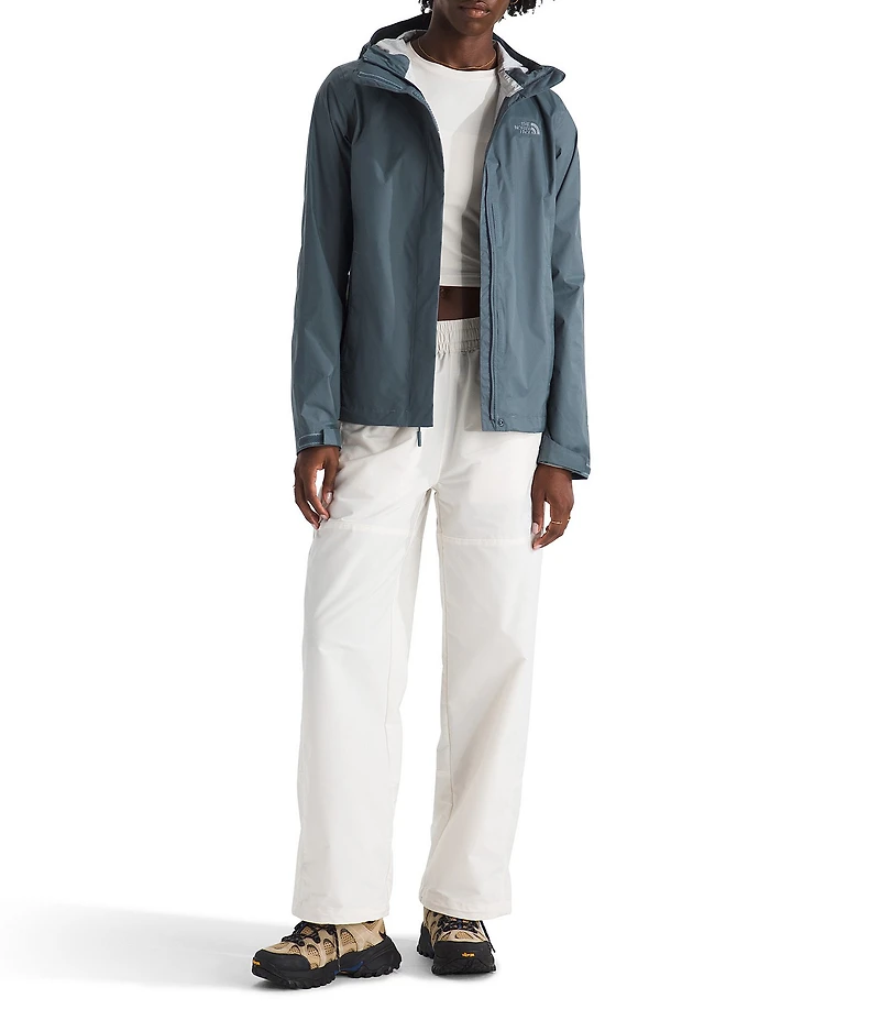 The North Face Venture Hooded Stand Collar Windproof Zip Front Rain Jacket