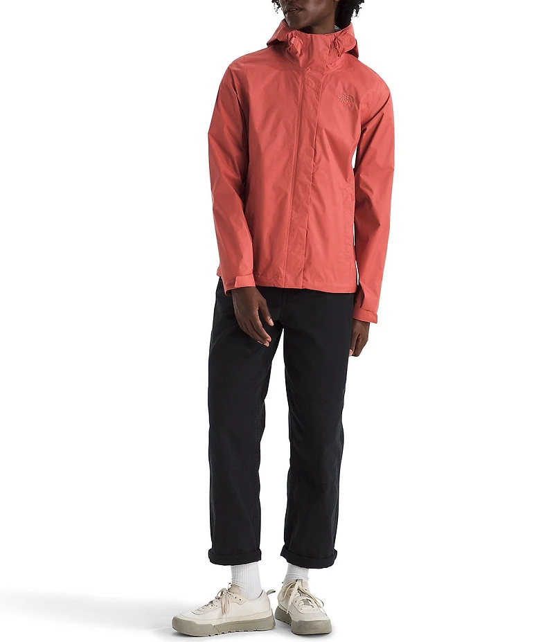 The North Face Venture Hooded Stand Collar Windproof Zip Front Rain Jacket