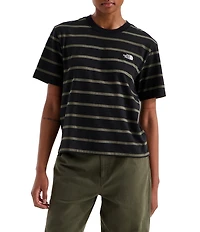 The North Face Vista Stripe Short Sleeve Crew Neck Tee