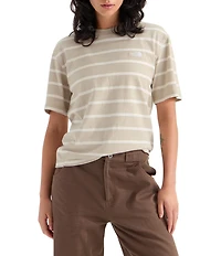 The North Face Vista Stripe Short Sleeve Crew Neck Tee
