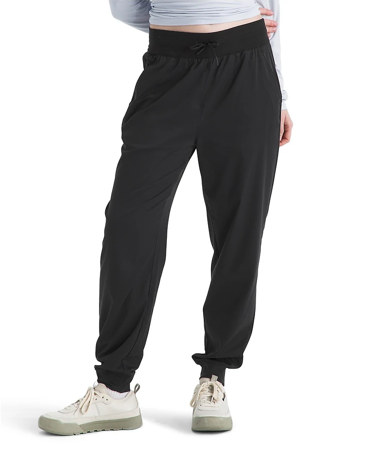 The North Face Aphrodite Arise Rib-Knit Waist Straight Leg Pull-On Jogger