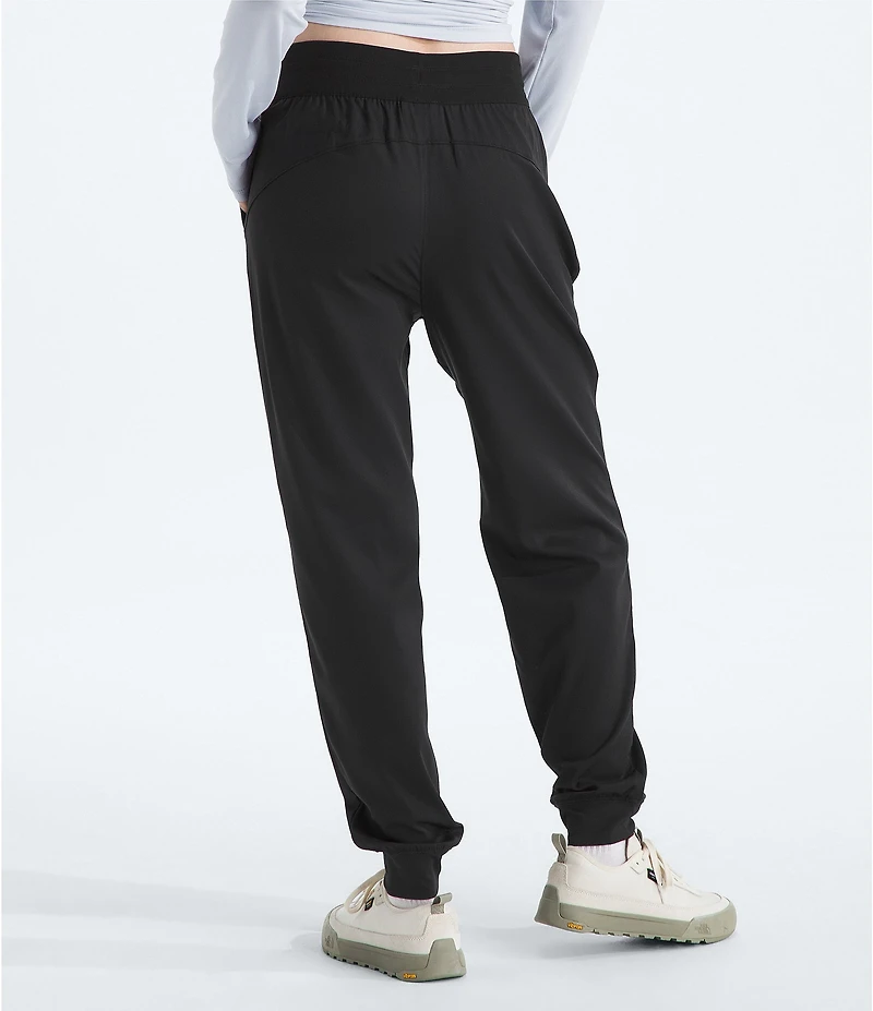 The North Face Aphrodite Arise Rib-Knit Waist Straight Leg Pull-On Jogger