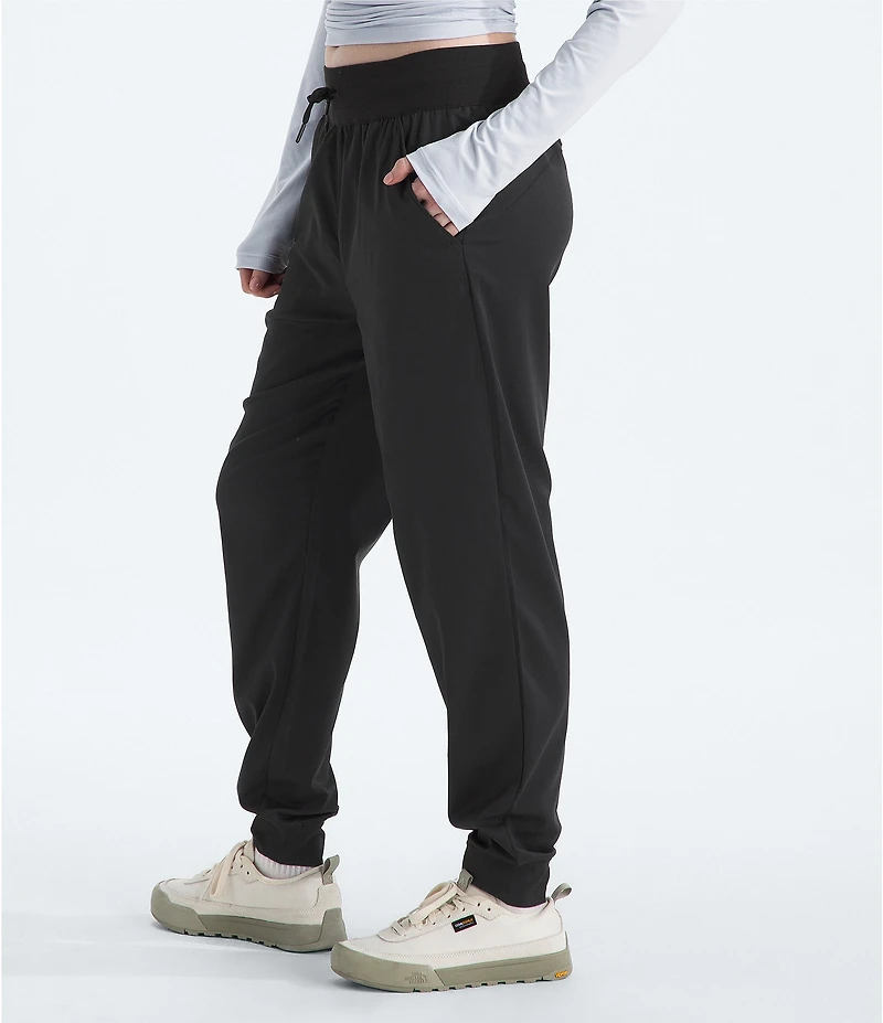 The North Face Aphrodite Arise Rib-Knit Waist Straight Leg Pull-On Jogger