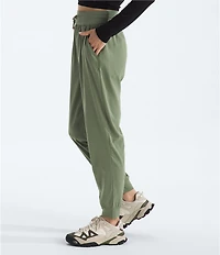 The North Face Aphrodite Arise Rib-Knit Waist Straight Leg Pull-On Joggers