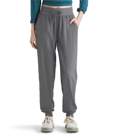 The North Face Aphrodite Arise Rib-Knit Waist Straight Leg Pull-On Jogger