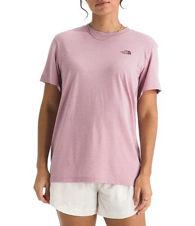 The North Face Crew Neck Short Sleeve Tri-Blend T-Shirt