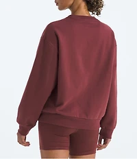 The North Face Evolution Embroidered Logo Crew Neck Long Sleeve Pullover