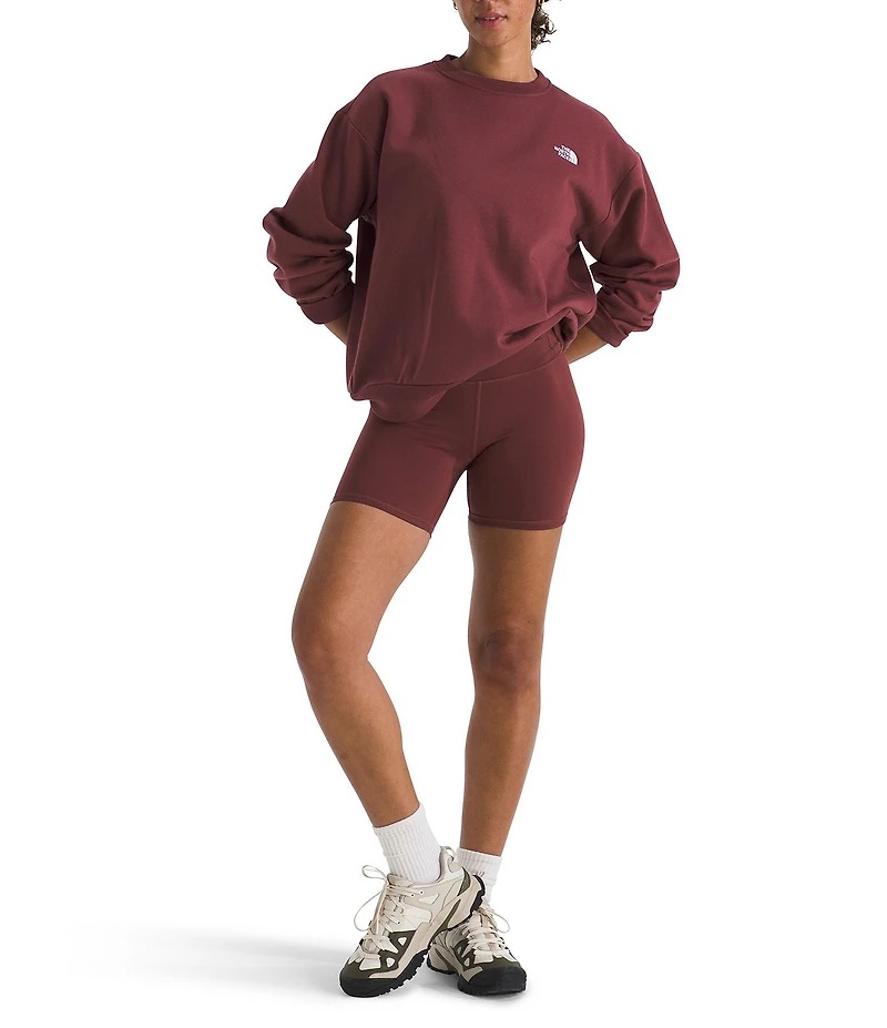 The North Face Evolution Embroidered Logo Crew Neck Long Sleeve Pullover
