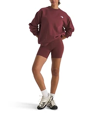 The North Face Evolution Embroidered Logo Crew Neck Long Sleeve Pullover