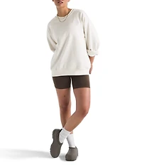 The North Face Evolution Embroidered Logo Crew Neck Long Sleeve Pullover