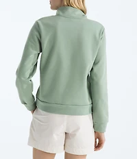 The North Face Evolution Embroidered Logo Mock Neck Quarter Zip Pullover