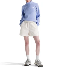 The North Face Evolution Embroidered Logo Mock Neck Quarter Zip Pullover