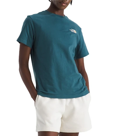 The North Face Evolution Floral Cloud Crew Neck Short Sleeve Tee