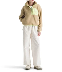 The North Face Yumiori Off Peak Double Layer Stand Collar Half Zip Pullover Jacket