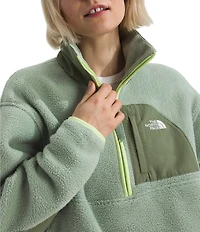 The North Face Yumiori Off Peak Double Layer Stand Collar Half Zip Pullover Jacket