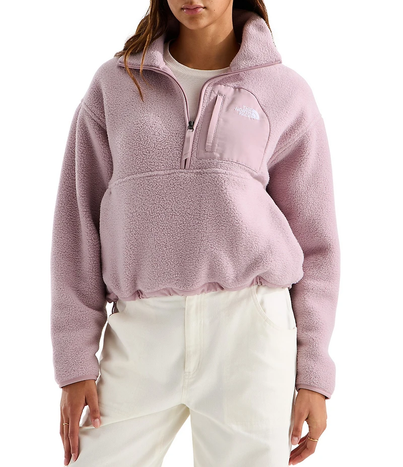 The North Face Yumiori Off Peak Fleece Double Layer Stand Collar Half Zip Pullover Jacket