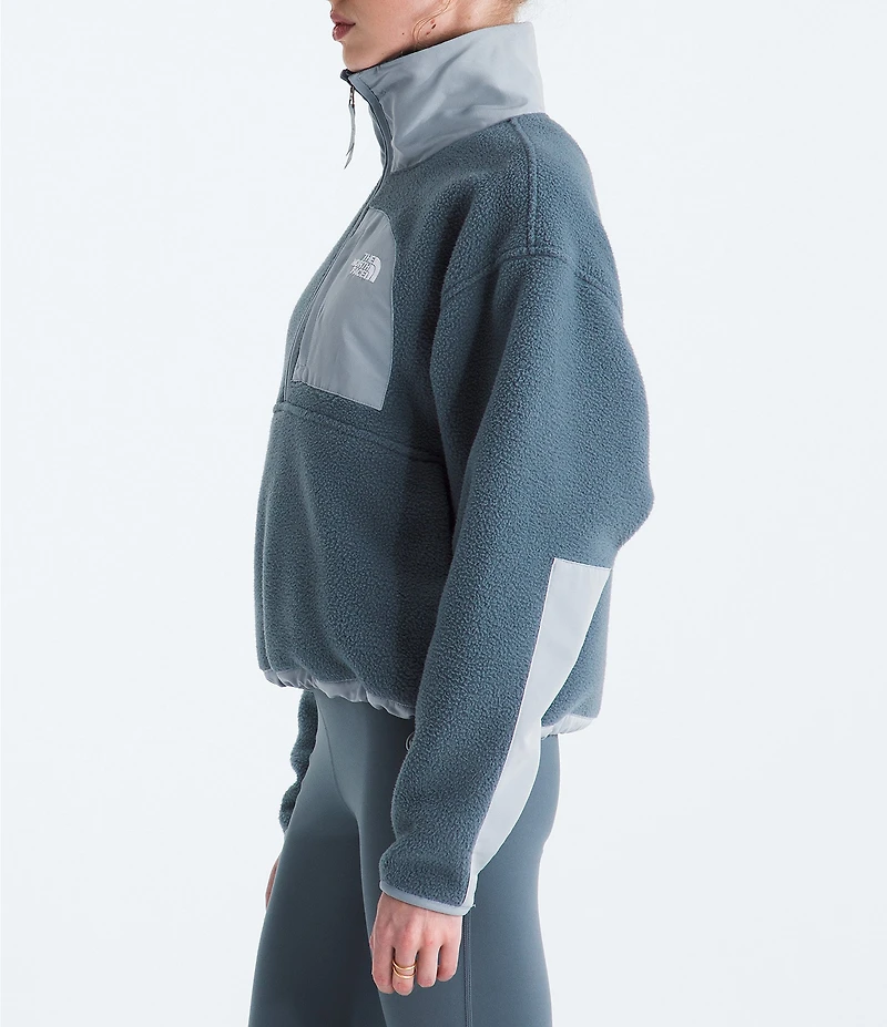 The North Face Yumiori Off Peak Fleece Double Layer Stand Collar Half Zip Pullover Jacket