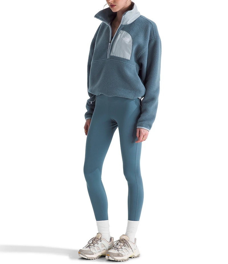 The North Face Yumiori Off Peak Fleece Double Layer Stand Collar Half Zip Pullover Jacket