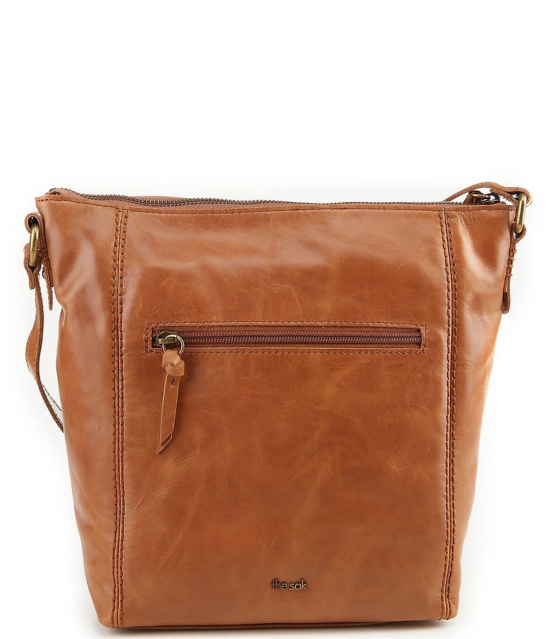 The Sak Ashland Floral Embossed Leather Crossbody Bag